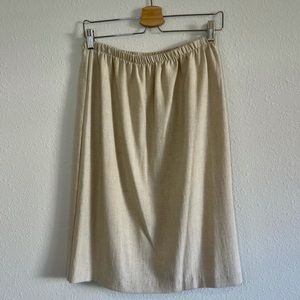 Vintage 60s Linen Look Skirt